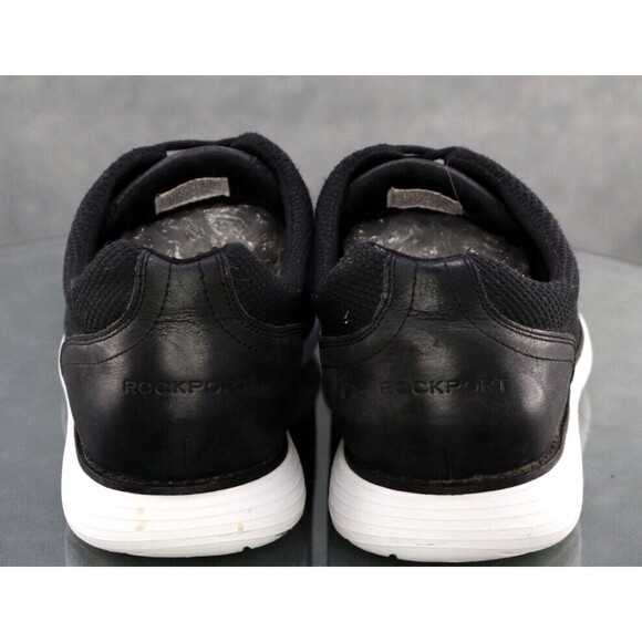 Rockport Garett Mesh Men\'s Knit Oxford Sneakers Shoes Size 10 Black